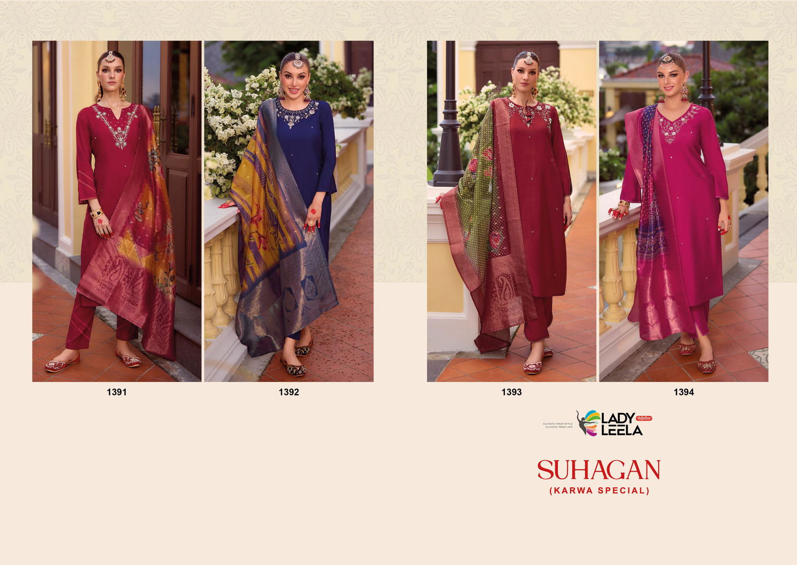 Suhagan By Lady Leela Viscose Designer Kurti With Bottom Dupatta Wholesale Price In Surat